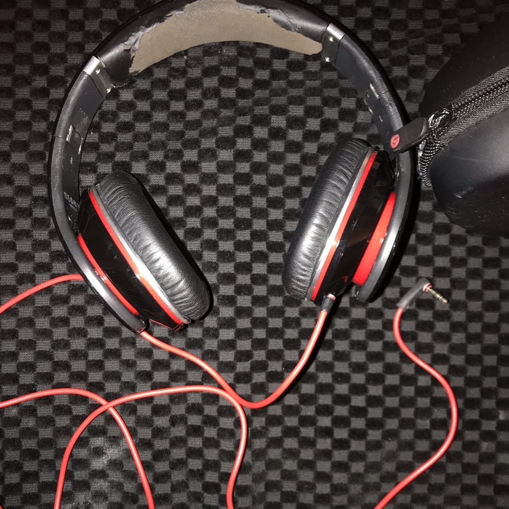 Beats headphones. These are not wireless .